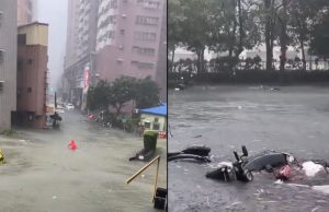 Topan Gaemi Menghantam Tiongkok Tenggara Setelah Melintasi Selat Taiwan
