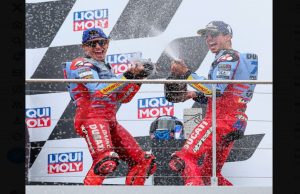 Marc Marquez Mengaku Senang Bisa Satu Podium dengan Adiknya