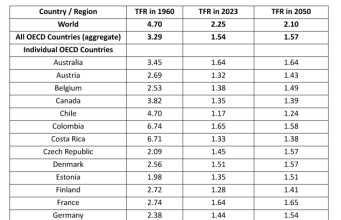 Menghadapi Rendahnya Tingkat Kesuburan dan Penurunan Populasi