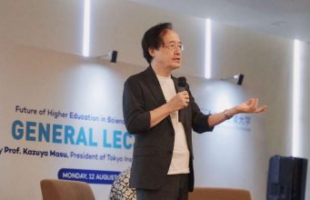 Kuliah Umum President of Tokyo Tech Perlu Kolaborasi Global Majukan Pendidikan Sains