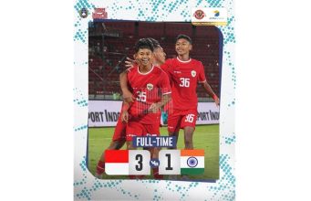 Indonesia vs India, Garuda Muda Menang di Laga Persahabatan