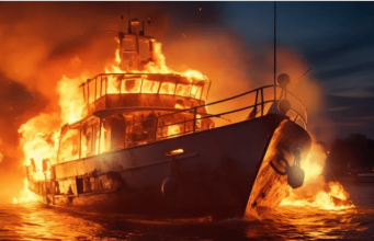 Dua Kapal Ikan Terbakar di Muara Baru, 4 ABK Selamat