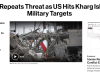 Iran War: US Strikes Kharg Island, Deploys More Marines Even as Administration Shows Desperation; Iran Hits Saudi Base Amid Signs of Decaying US Position, Increases Attacks on Israel
