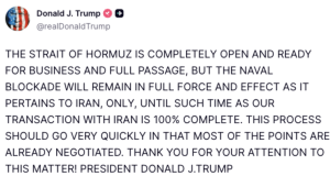 Iran War: Gaslighting Hits Epic Levels Over “Strait Completely Open” Fast Breakdown, Trump Smack Talk About Collecting Uranium as US Looks to Be Readying Massive Attack