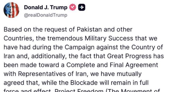 Iran War: Trump “Pauses” Failed Operation Freedom, Rubio Claims End to Epic Fury With Strait of Hormuz Still Blockaded and Alarms About Real World Damage Rising
