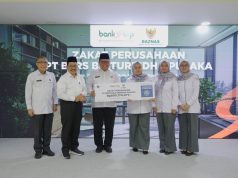 Lewat Baznas, BPRS Tunaikan Zakat Perusahaan Rp890 Juta